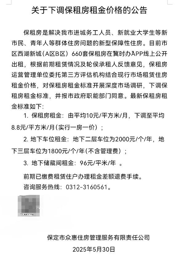 需要保租房的朋友们有福了价格下调均价88元平保定(图2)